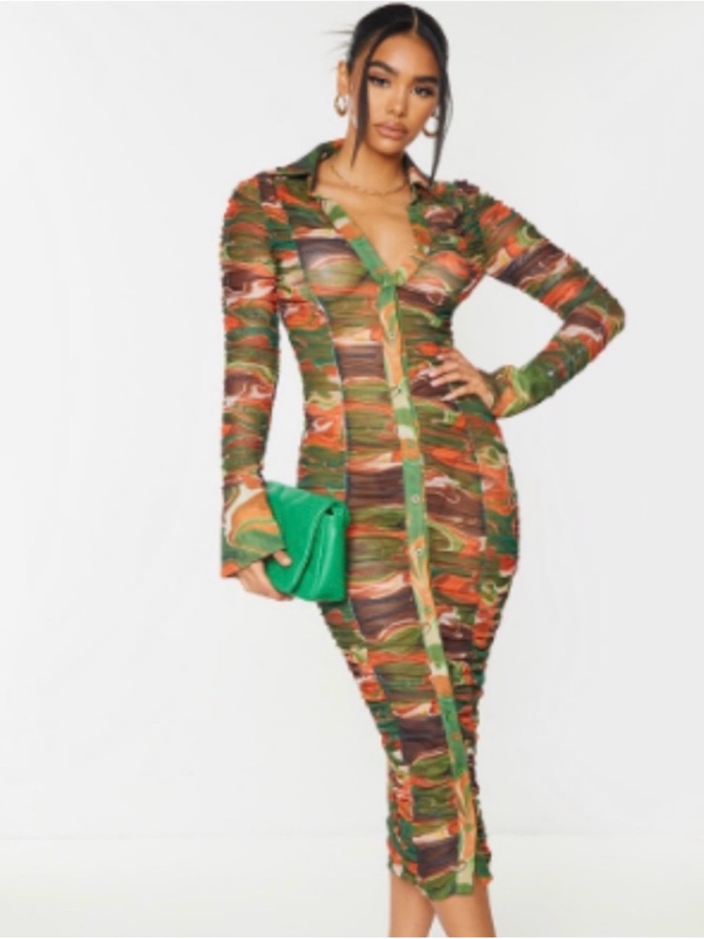 Pretty Little Thing Bodycon Midi Dress
